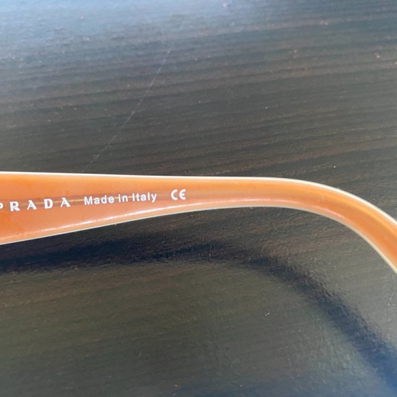 Prada SPR 04F Sunglasses, Authentic Made In Italy, Women\'s, Brown main image 4